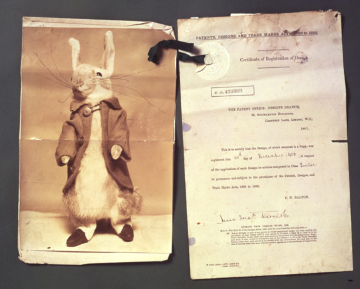 Patent na hračku Peter Rabbit